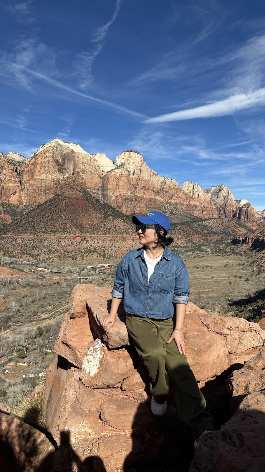 Red rock, blue sky