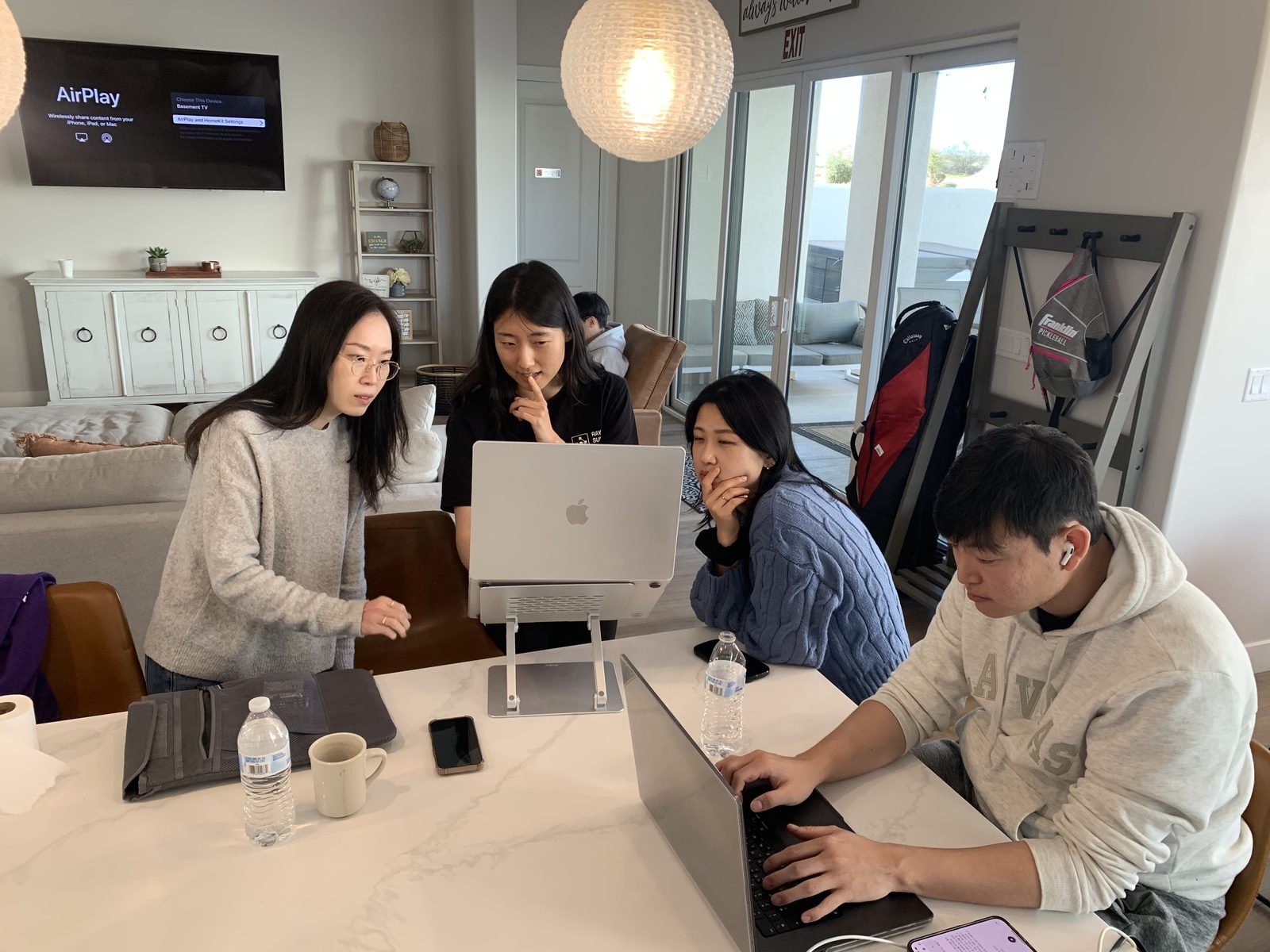 Four laptops, one problem